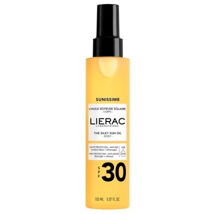 LIERAC SUNISSIMEμ The Silky Sun Body Oil, SPF30, Αντηλιακό Λάδι Σώματος, 3701436917531