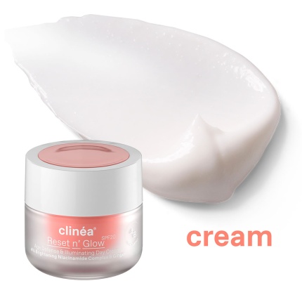 CLINEA, Reset n' Glow, SPF20, Κρέμα Ημέρας Αντιγήρανσης, αντιγηρανση, παναδες, 5201314168171
