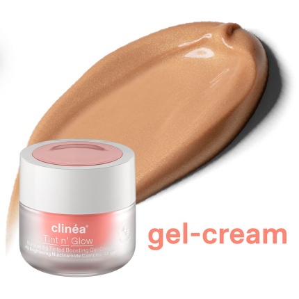 CLINEA, Tint n' Glow - Gel, Κρέμα Ενίσχυσης Λάμψης, Κρέμα με Χρώμα, Κρέμα ημέρας, αντιγηρανση, 5201314168195