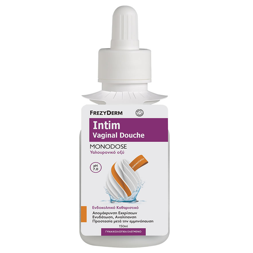 Intim_Vaginal_Monodose FREZYDERM, Intim Vaginal Douche, Monodose pH 7.0, Υαλουρονικό Οξύ, καθαρισμό του κόλπου, 5202888227547