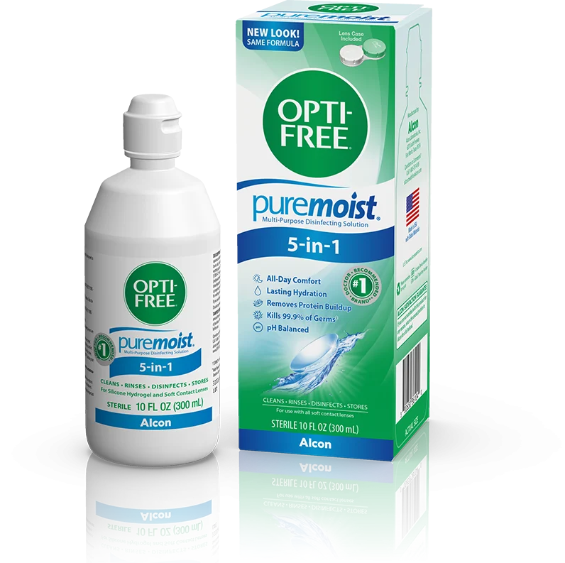 0300650370325 ALCON Opti-free Pure Moist, Υγρό Φακών Επαφής, 0300650370325