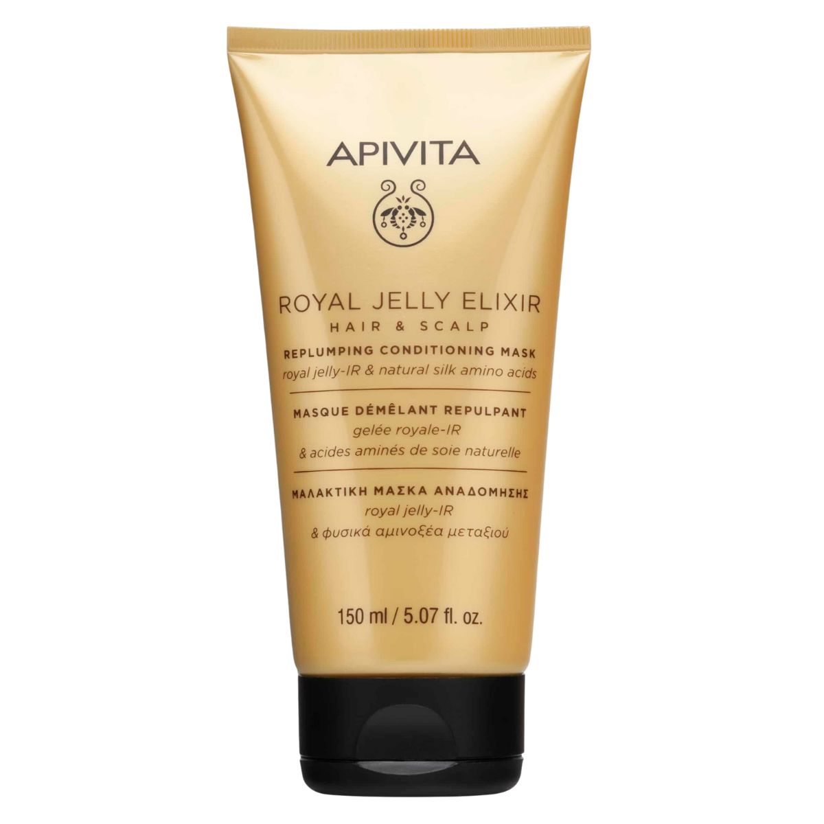 Ανώνυμο σχέδιο APIVITA Royal Jelly Elixir Μαλακτική Μάσκα Αναδόμησης 150ml