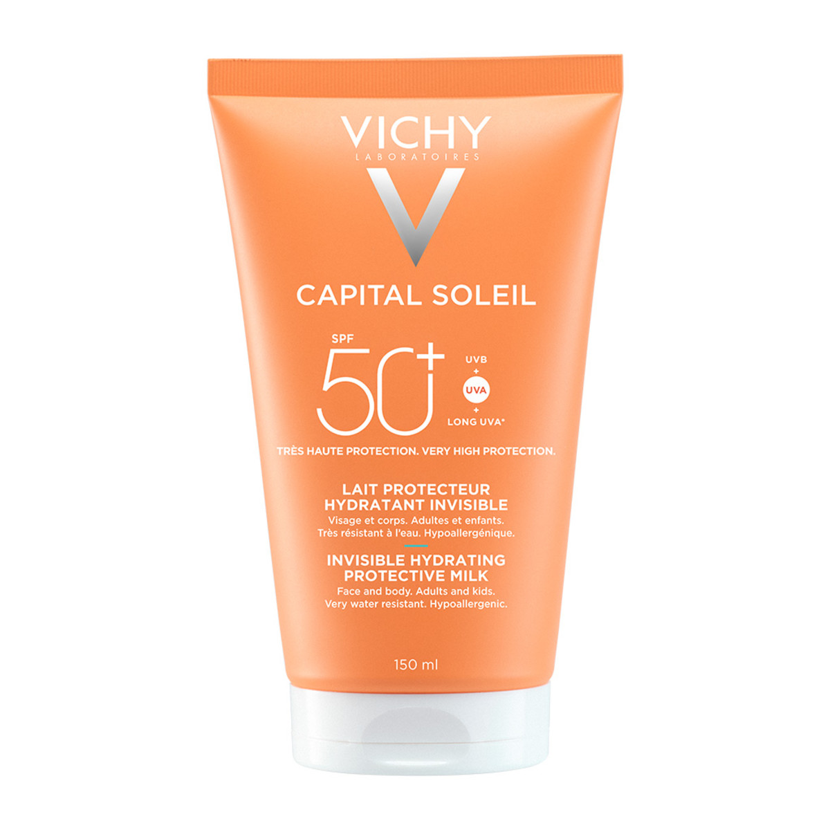 3337875915861_1 VICHY Capital Soleil Αόρατο Ενυδατικό Αντηλιακό Γαλάκτωμα SPF50+ 150ml